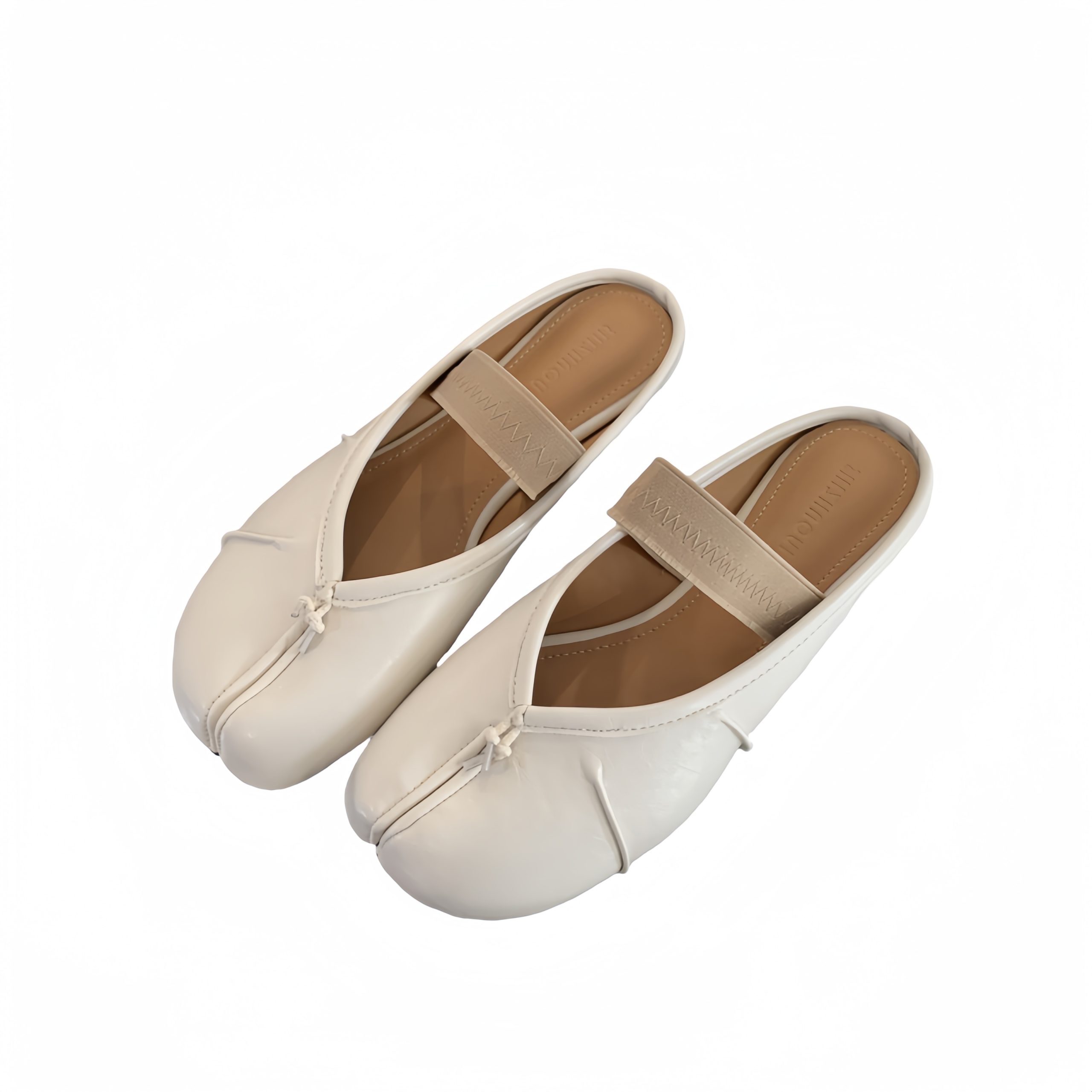 SHIZHUONI Women's Split-Toe Slippers 2026 New Spring Summer Flat Shoes Open Toe Half Slippers Casual Lazy Shoes - Image 5
